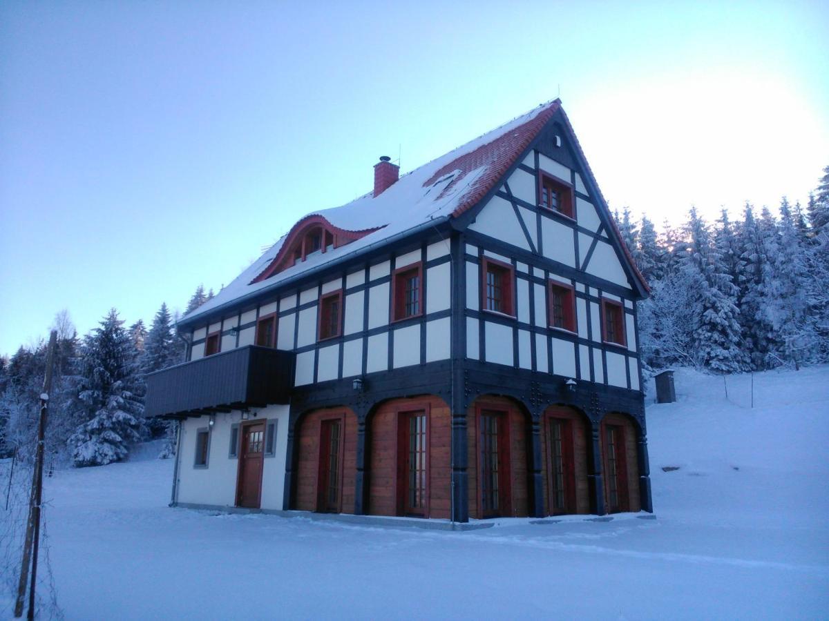 Izerski Horyzont - Dom Z Balia W Lesnej Perspektywie Kopaniec Buitenkant foto