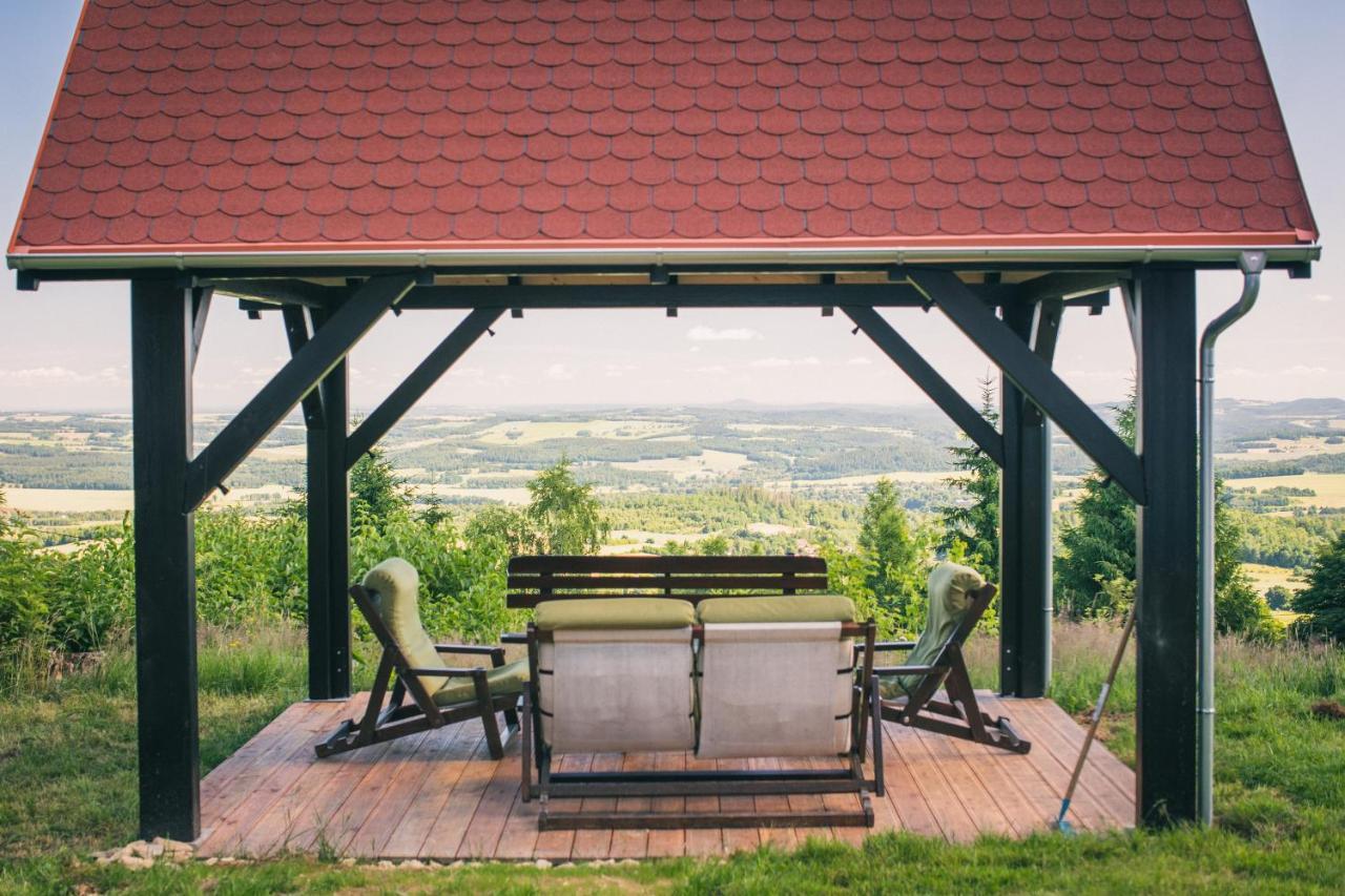 Izerski Horyzont - Dom Z Balia W Lesnej Perspektywie Kopaniec Buitenkant foto
