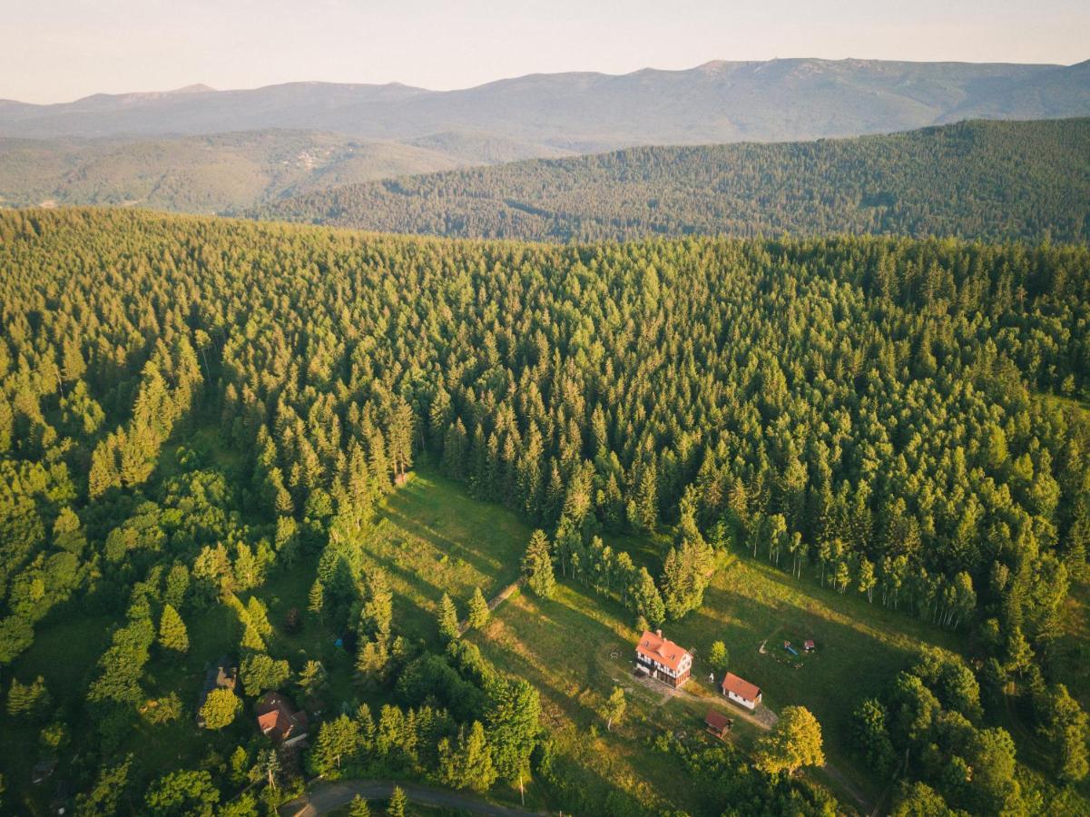 Izerski Horyzont - Dom Z Balia W Lesnej Perspektywie Kopaniec Buitenkant foto